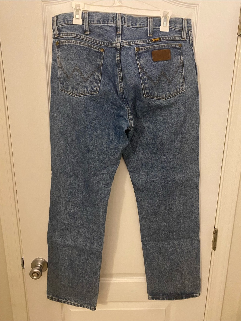 Wrangler Cowboy Cut 47MWZ Regular Fit Men’s Blue Jeans, 34x32
